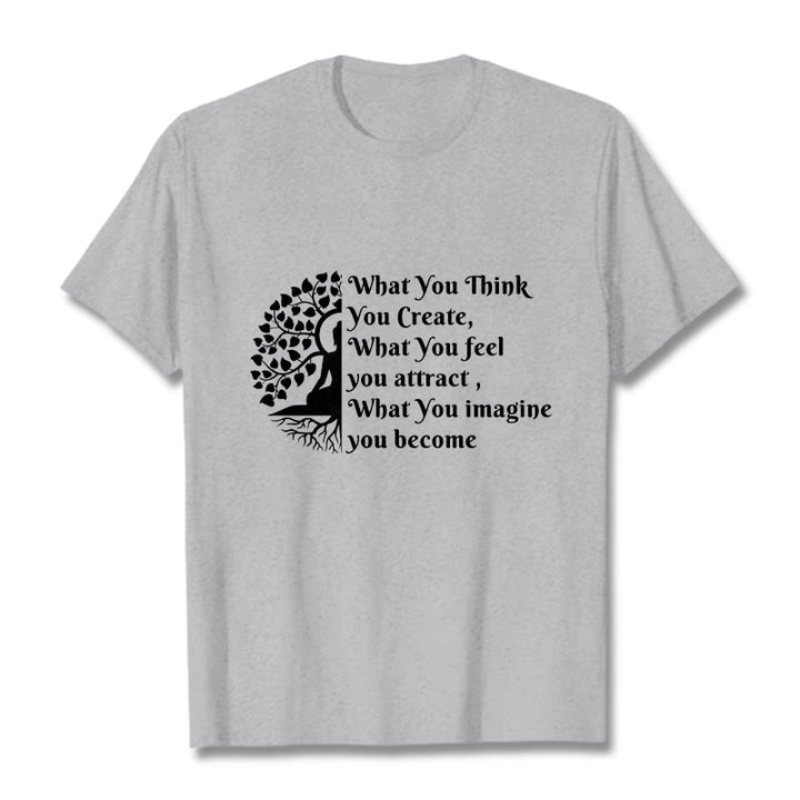Maglietta Buddha Stones Half-meditation Buddha Tree - Grigio chiaro - 2XL - image 19