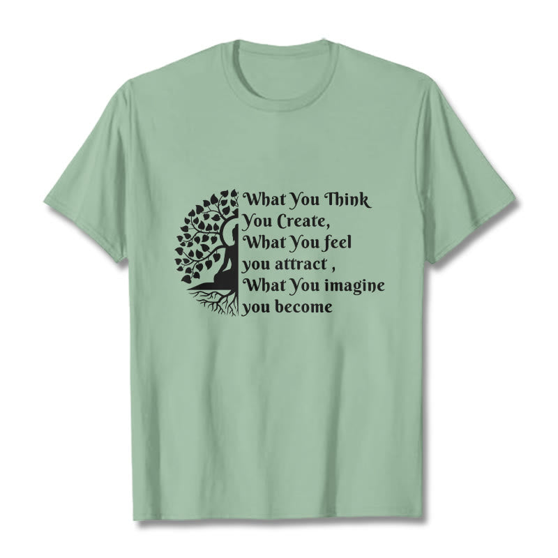 Maglietta Buddha Stones Half-meditation Buddha Tree - Verde pallido - 2XL - image 14