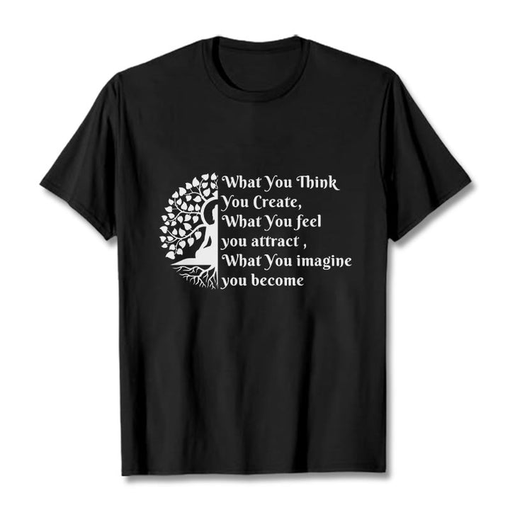 Maglietta Buddha Stones Half-meditation Buddha Tree - Nero - 2XL - image 4