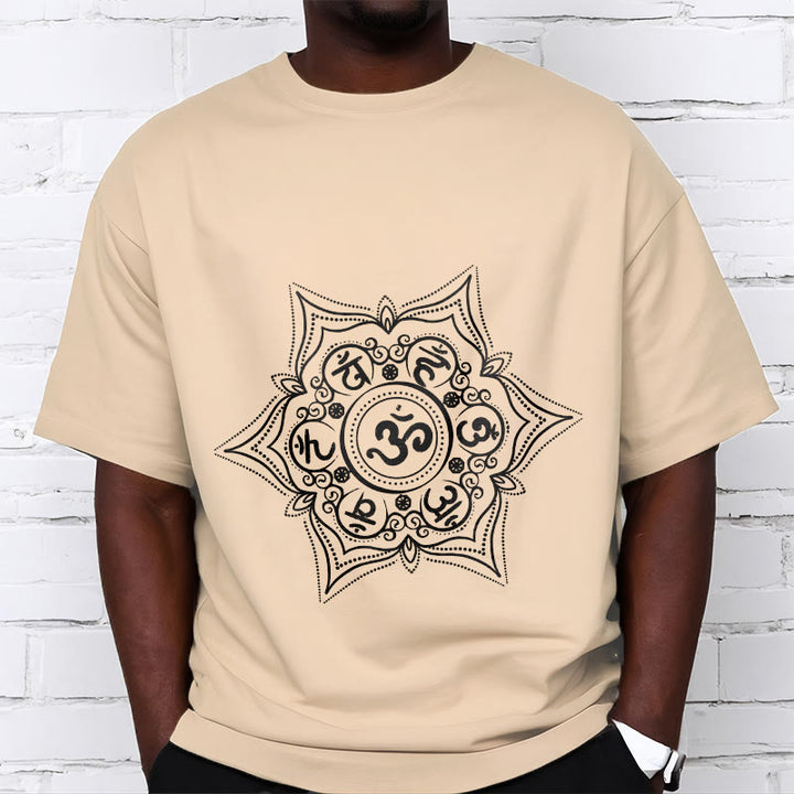 T-shirt Buddha Stones Mandala Om Mani Padme Hum Tee - image 11