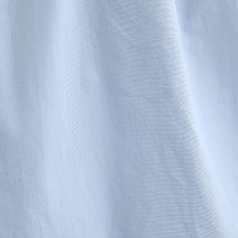 Canotta da donna in cotone e lino, senza maniche, con scollo all'americana, tinta unita , Buddha Stones, estate - image 6