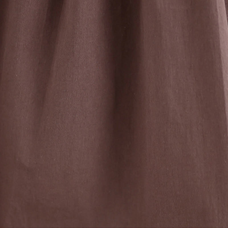 Canotta da donna in cotone e lino con scollo a giro, motivo artistico estivo, tinta unita, motivo Buddha Stones - image 7