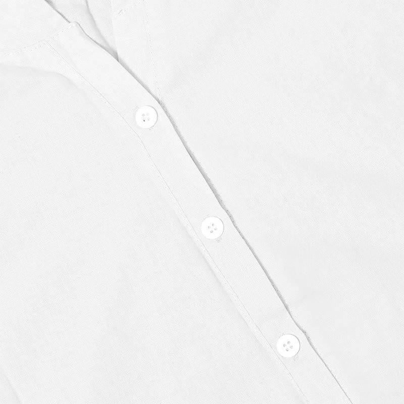 Buddha Stones Camicia da donna a maniche corte con colletto a punta e bottoni casual e semplici - image 16