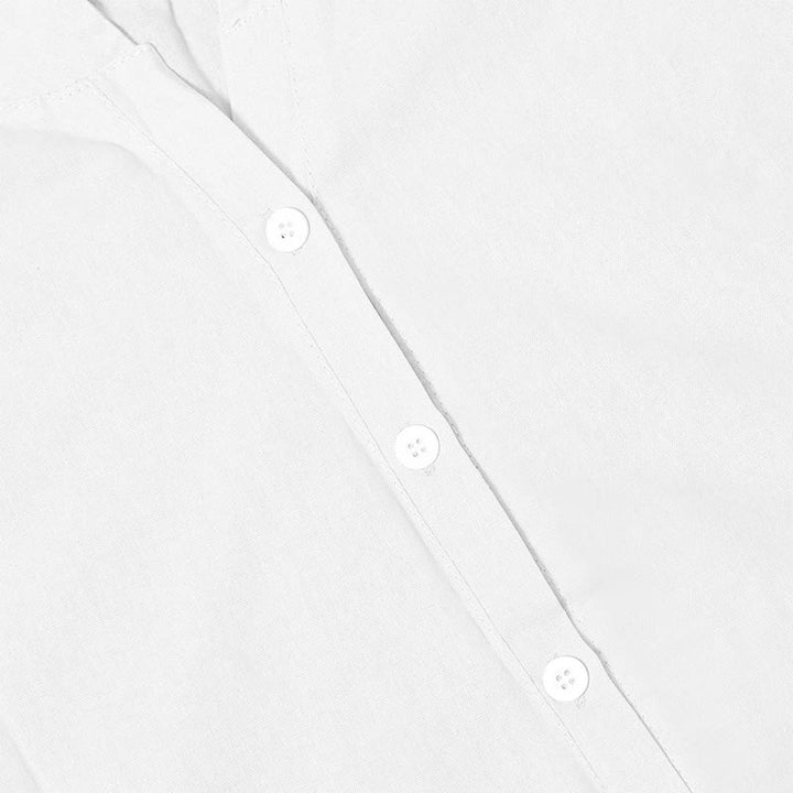 Buddha Stones Camicia da donna a maniche corte con colletto a punta e bottoni casual e semplici - image 16