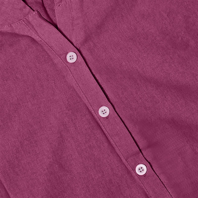 Buddha Stones Camicia da donna a maniche corte con colletto a punta e bottoni casual e semplici - image 24