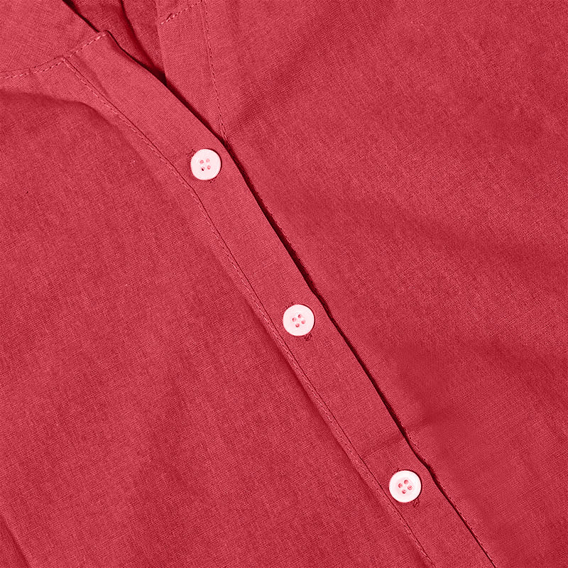 Buddha Stones Camicia da donna a maniche corte con colletto a punta e bottoni casual e semplici - image 33