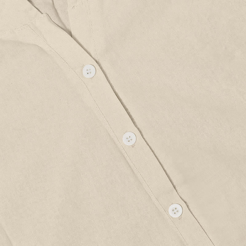 Buddha Stones Camicia da donna a maniche corte con colletto a punta e bottoni casual e semplici - image 42