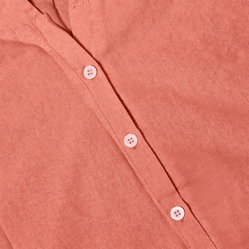 Buddha Stones Camicia da donna a maniche corte con colletto a punta e bottoni casual e semplici - image 49