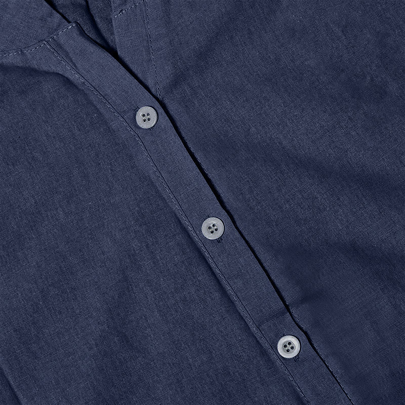 Buddha Stones Camicia da donna a maniche corte con colletto a punta e bottoni casual e semplici - image 59