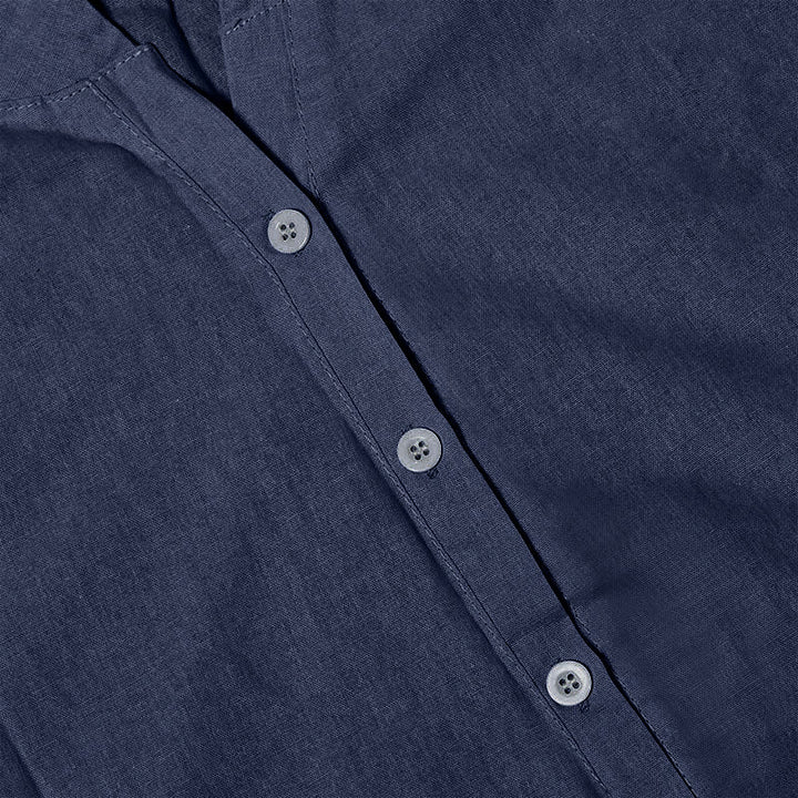 Buddha Stones Camicia da donna a maniche corte con colletto a punta e bottoni casual e semplici - image 59