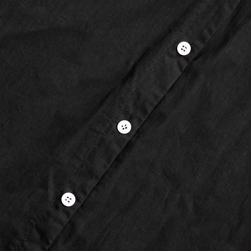 Camicia da donna in cotone e lino, a maniche corte, con colletto a punta e petto semplice, stile casual estivo Buddha Stones - image 9