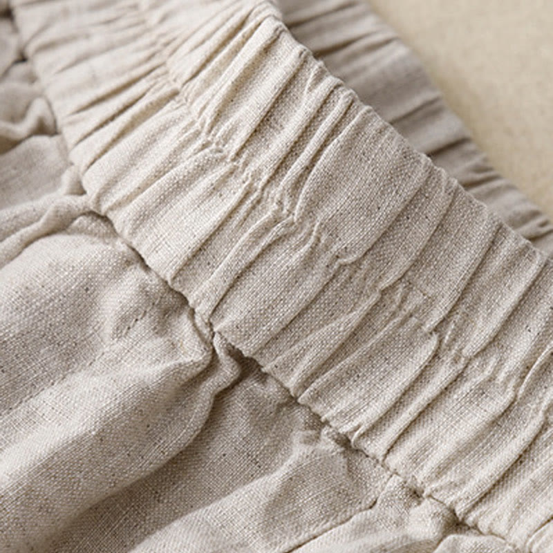 Pantaloncini da donna estivi casual con bottoni e tasche, con Buddha Stones. - image 8