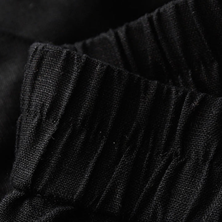 Pantaloncini da donna in cotone tinta unita con tasche e bottoni casual estivi Buddha Stones - image 22