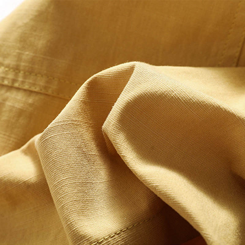 Pantaloncini da donna in poliestere con tasche, casual, estivi, elasticizzati e semplici, con Buddha Stones - image 27