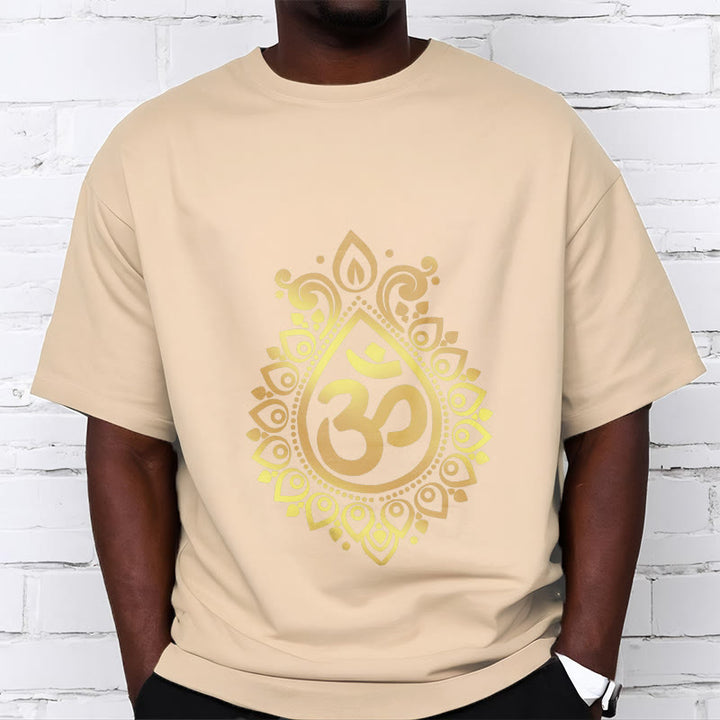 Maglietta con design OM e gocce d'acqua Buddha Stones - image 9