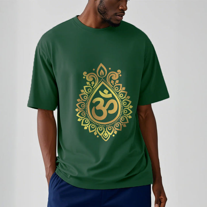 Maglietta con design OM e gocce d'acqua Buddha Stones - image 12
