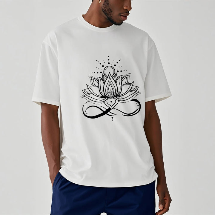 Maglietta con design di Buddha Stones Lotus Flower Sun - image 8