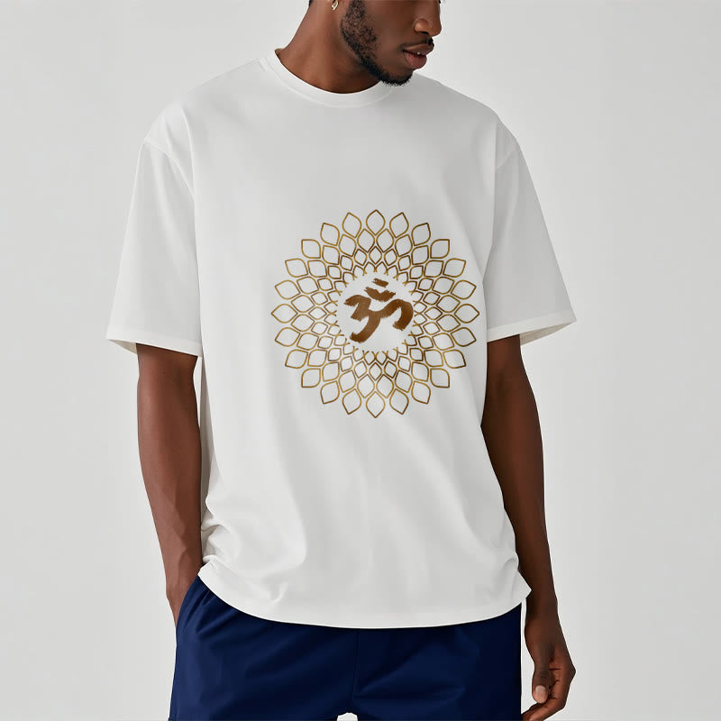 Maglietta con design OM a rombo Buddha Stones - image 1