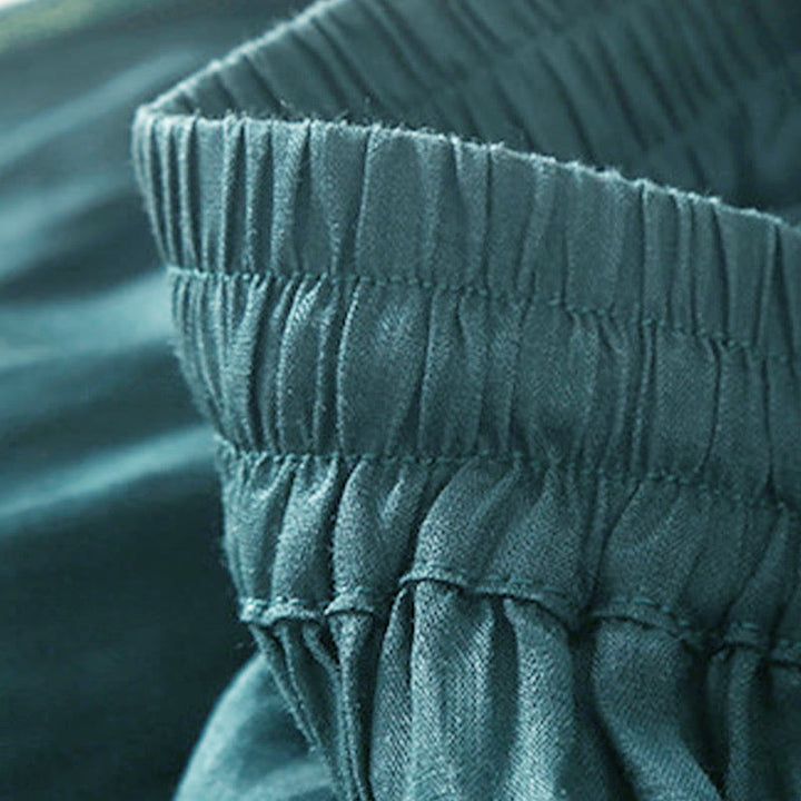 Gonna da donna con elastico in vita e lacci semplici Buddha Stones con tasche - image 5