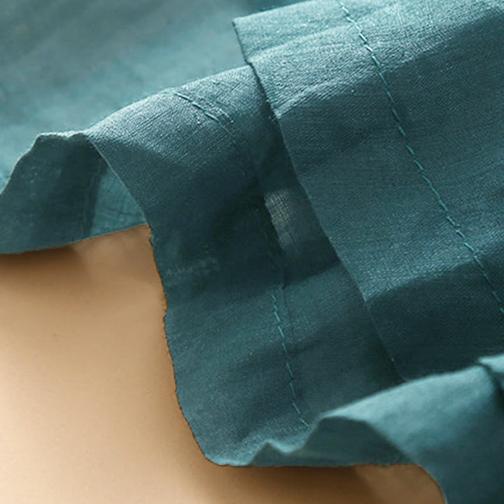 Gonna da donna con elastico in vita e lacci semplici Buddha Stones con tasche - image 7