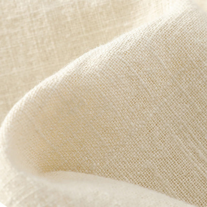 Giacca camicia foderata in pile di cotone e lino ramiè con bottoni da uomo Buddha Stones con tasche - image 33