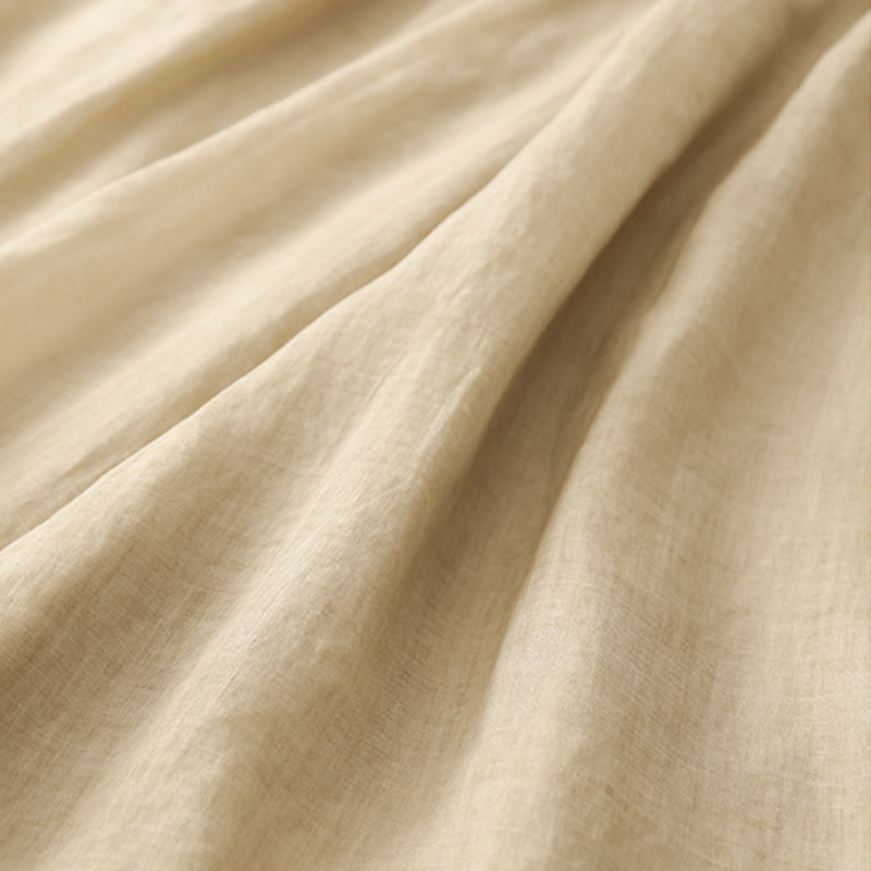 Pantaloni a gamba larga da donna in cotone con tasche, modello Buddha Stones Commute, tinta unita, con ricamo in pizzo - image 19