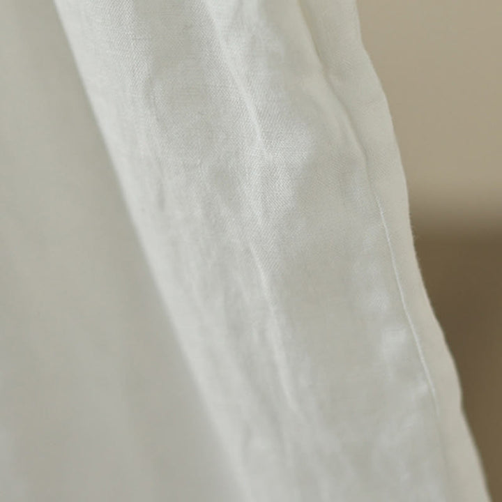 Pantaloni da donna in cotone a gamba larga con tasche, modello Buddha Stones Commute, modello retrò in pizzo semplice patchwork, lunghezza 7-8 - image 21