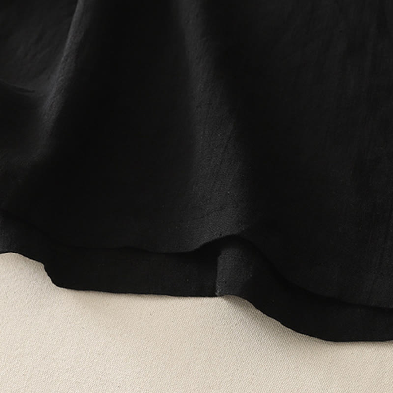 Maglietta da donna in poliestere a maniche corte con scollo rotondo e motivo Buddha Stones, semplice e con lavorazione a fili - image 11