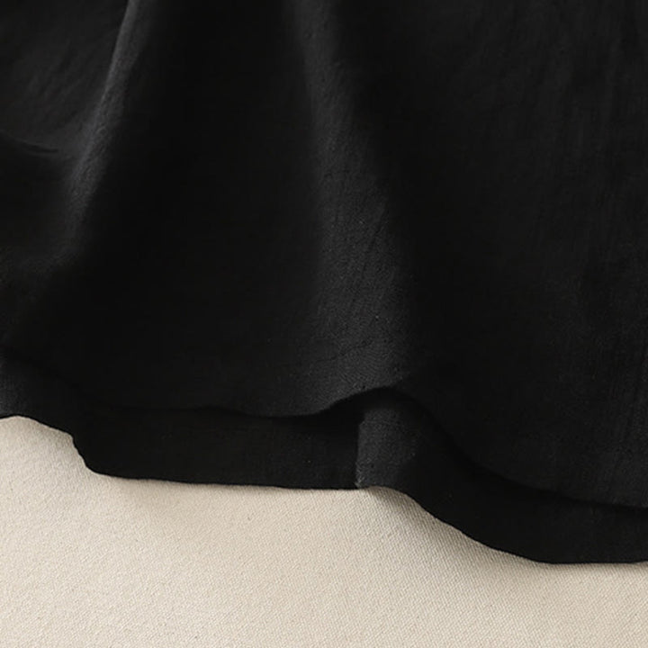 Maglietta da donna in poliestere a maniche corte con scollo rotondo e motivo Buddha Stones, semplice e con lavorazione a fili - image 11