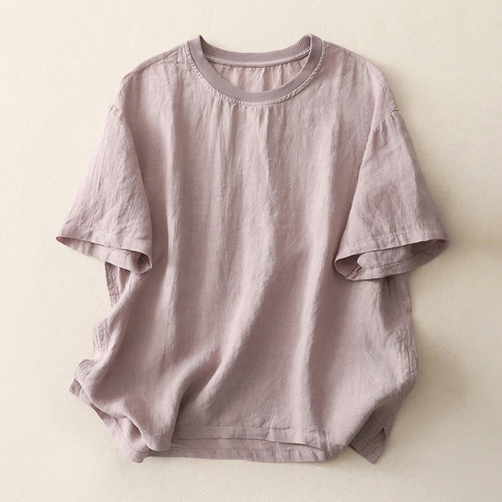 Maglietta da donna in poliestere a maniche corte con scollo rotondo e motivo Buddha Stones, semplice e con lavorazione a fili - Cardo - US14, UK/AU18, EU46 (2XL) - image 20