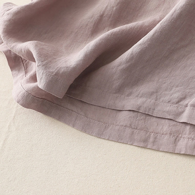 Maglietta da donna in poliestere a maniche corte con scollo rotondo e motivo Buddha Stones, semplice e con lavorazione a fili - image 23