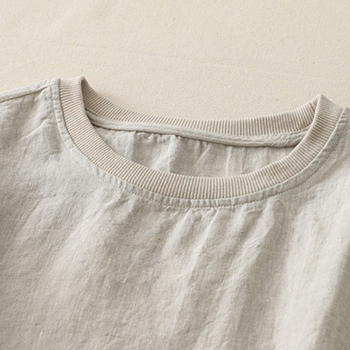 Maglietta da donna in poliestere a maniche corte con scollo rotondo e motivo Buddha Stones, semplice e con lavorazione a fili - image 26