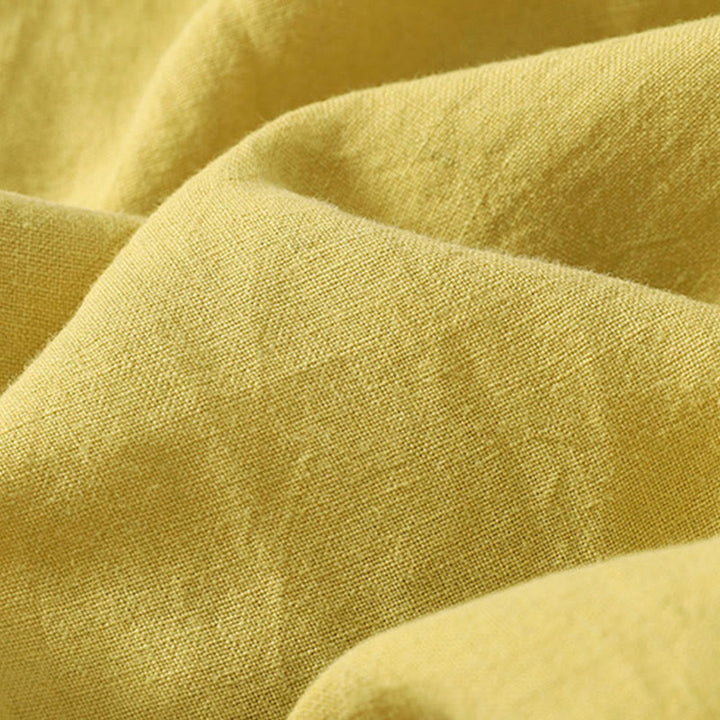 Maglietta a maniche corte da donna in cotone con scollo a giro casual estivo e tinta unita Buddha Stones - image 10