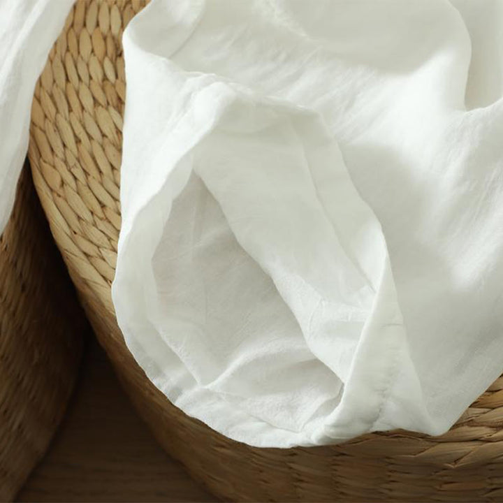 Pantaloni harem da donna alla caviglia con tasche, Buddha Stones Commute, colore puro e design semplice - image 14