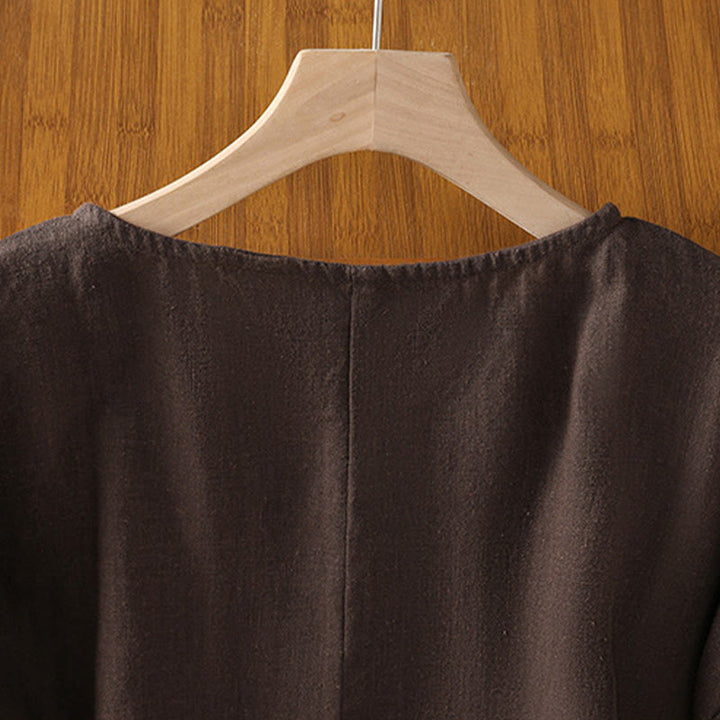 Maglietta da donna in cotone a maniche corte con scollo rotondo, casual ed estiva, motivo Buddha Stones - image 16