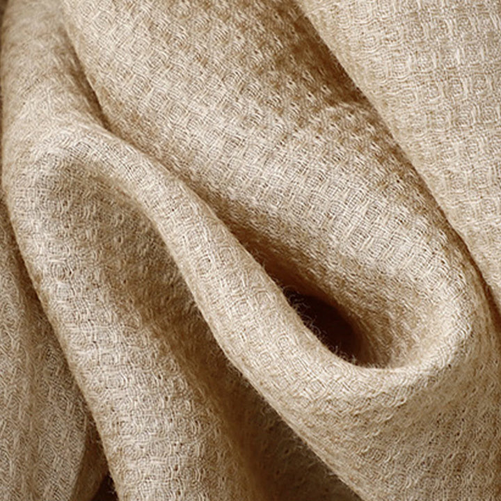 Camicia da donna in cotone e lino con maniche a tre quarti, con lacci e bottoni, motivo Buddha Stones - image 13