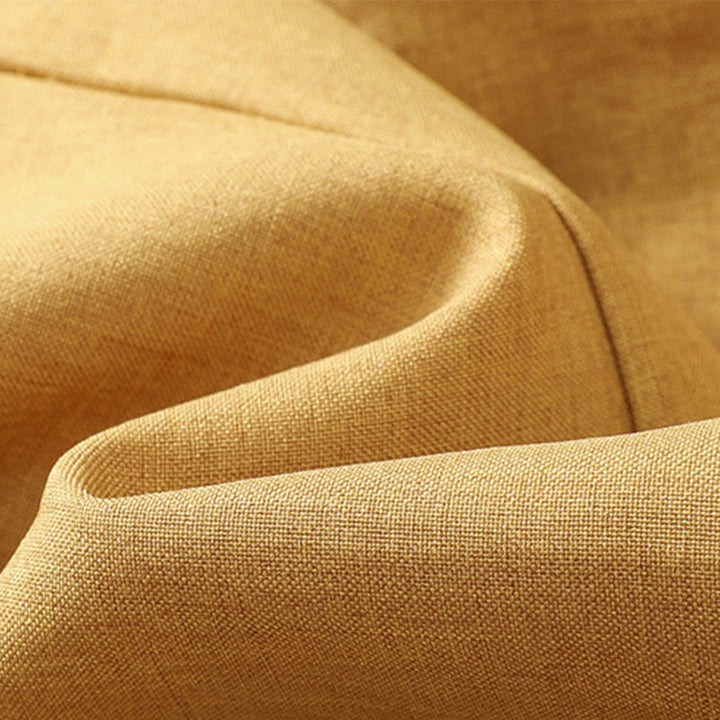 Camicia da donna in cotone e lino con maniche a tre quarti, motivo Buddha Stones, con scollo rotondo e bottoni semplici - image 9