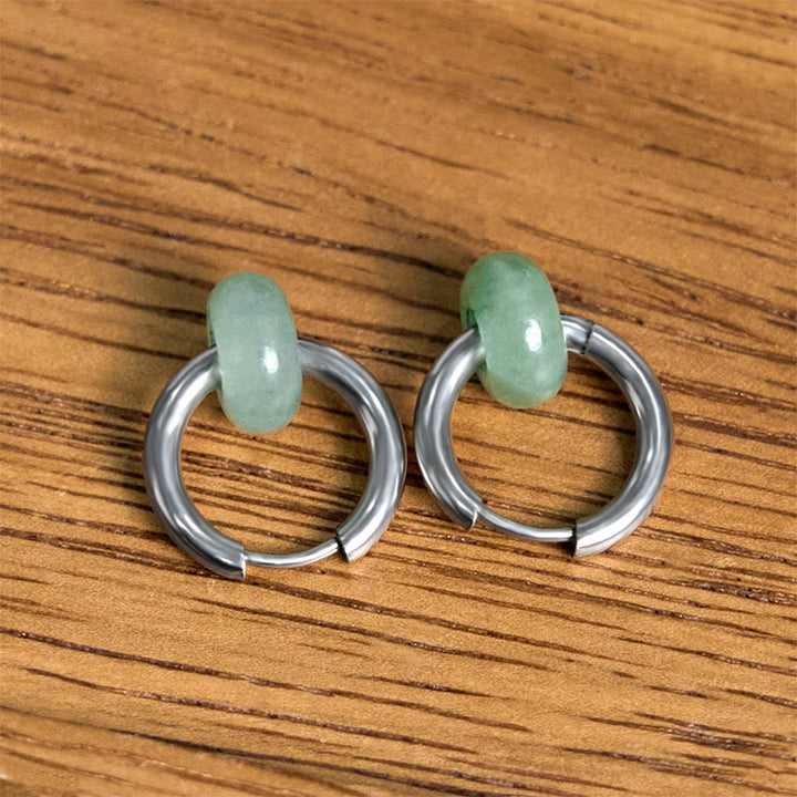 Orecchini rinforzati in acciaio e titanio Buddha Stones - Pali in acciaio al titanio - image 0