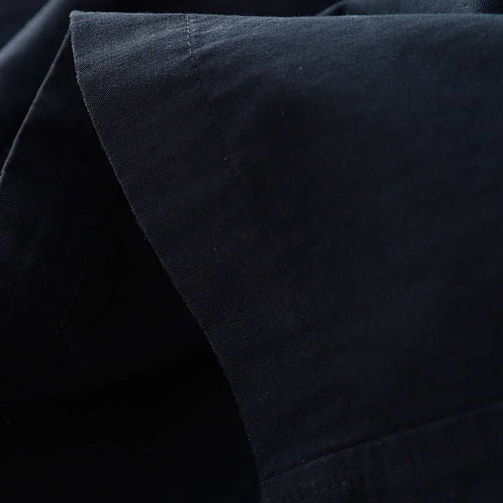 Pantaloni da donna in lino e cotone a gamba larga, con tasche, tinta unita, a vita alta, modello Buddha Stones Spring Commute - image 14