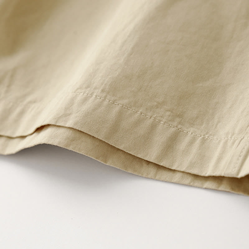 Pantaloni da donna in lino e cotone a gamba larga, con tasche, tinta unita, a vita alta, modello Buddha Stones Spring Commute - image 21