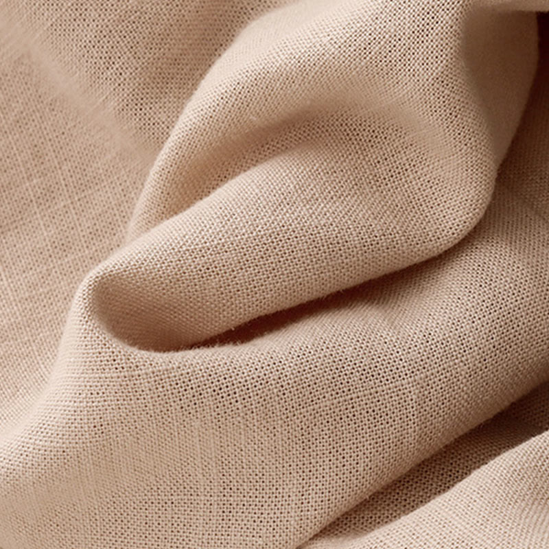 Pantaloni a gamba larga in cotone con tasche, modello Buddha Stones Commute, vintage, tinta unita - image 6