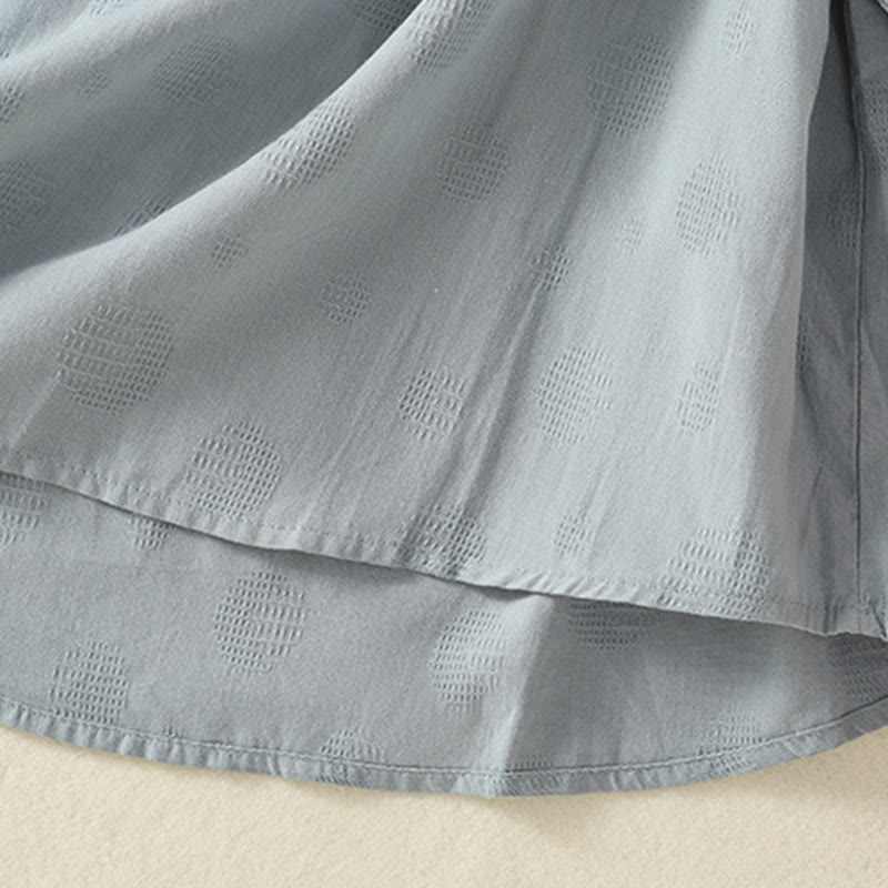 Maglietta da donna in cotone a maniche corte con scollo rotondo e motivo Buddha Stones - image 2