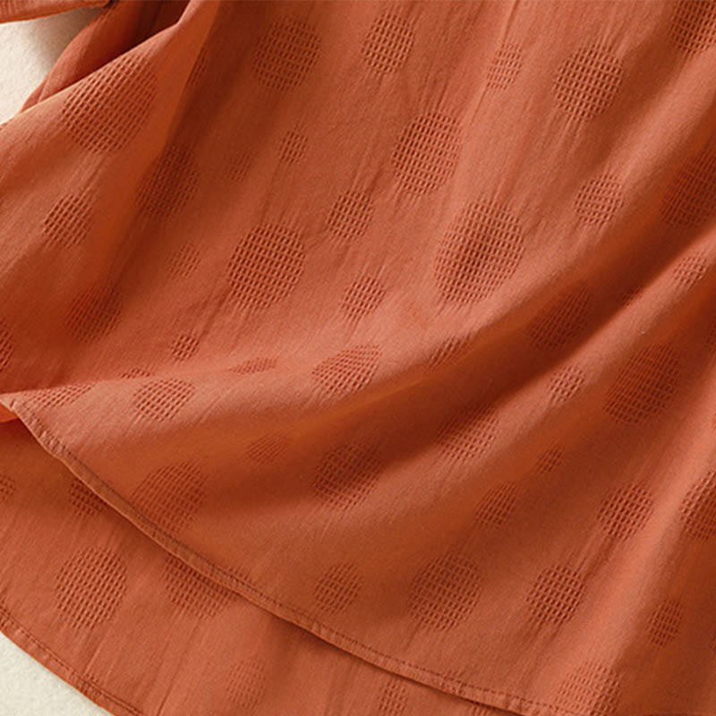 Maglietta da donna in cotone a maniche corte con scollo rotondo e motivo Buddha Stones - image 10