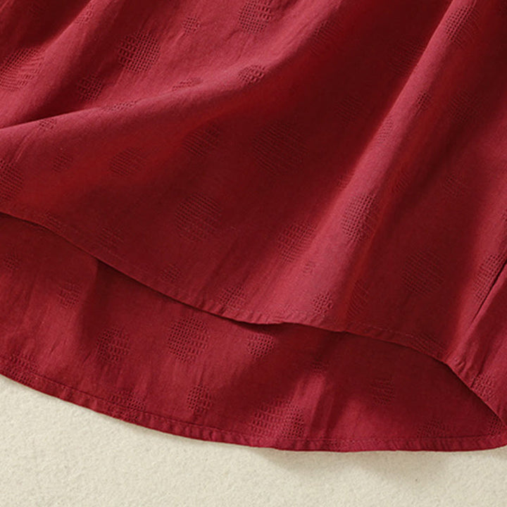 Maglietta da donna in cotone a maniche corte con scollo rotondo e motivo Buddha Stones - image 17