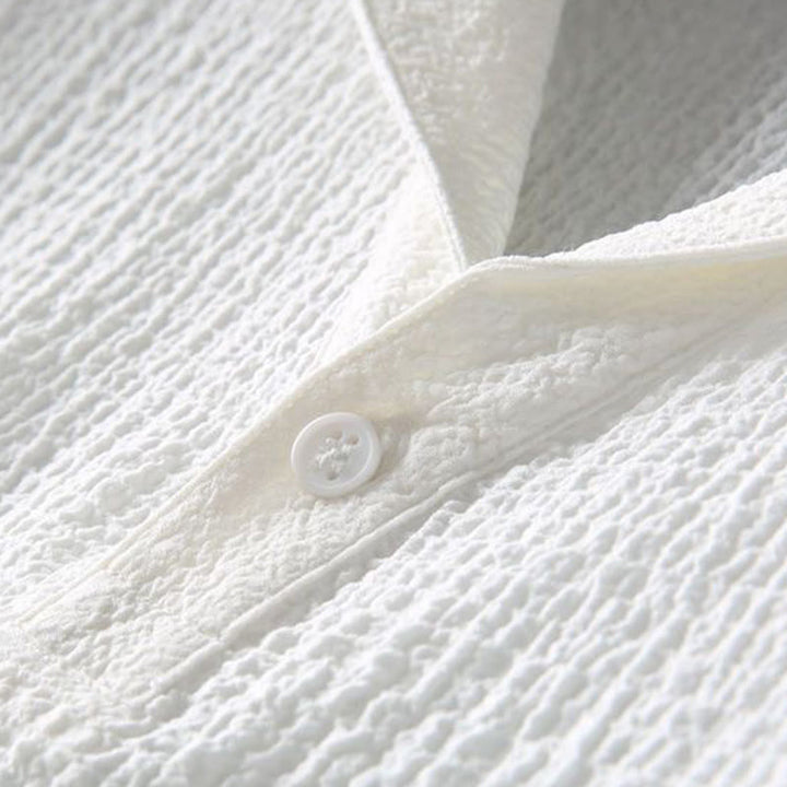 Set da uomo Buddha Stones, 2 pezzi, tinta unita, con scollo a V, maniche corte, pantaloni e maglietta antirughe - image 12