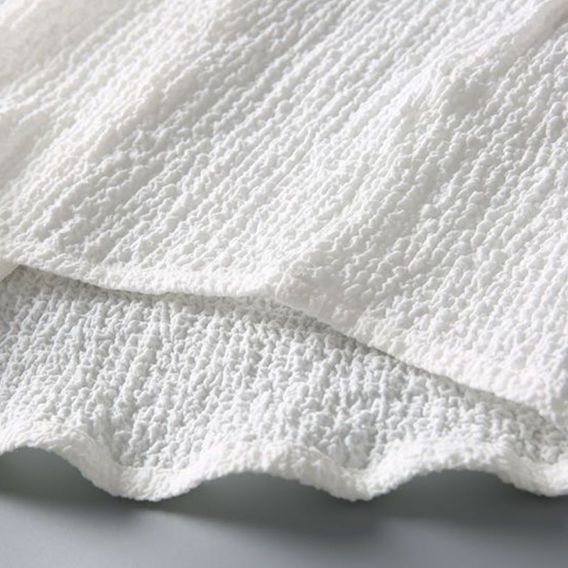 Set da uomo Buddha Stones, 2 pezzi, tinta unita, con scollo a V, maniche corte, pantaloni e maglietta antirughe - image 15