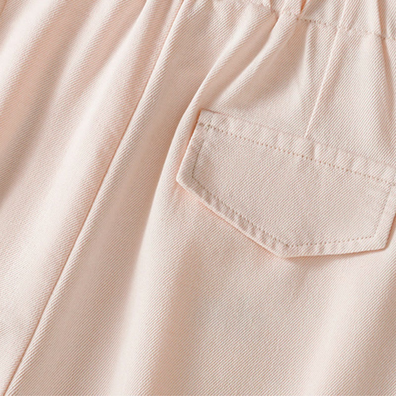 Pantaloni larghi alla caviglia da donna con tasche e cerniera, a vita alta, con design patchwork in pizzo Buddha Stones