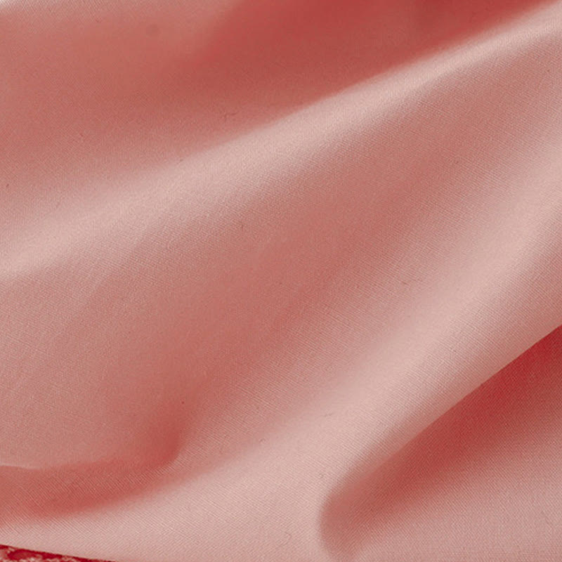 Pantaloni da donna in cotone a gamba larga con coulisse, alla caviglia, con tasche, modello Buddha Stones Commute, in pizzo semplice e patchwork - image 6