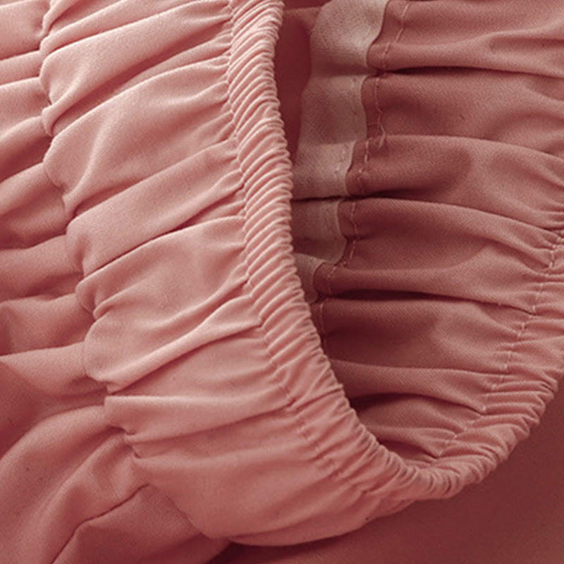 Pantaloni da donna in cotone a gamba larga con coulisse, alla caviglia, con tasche, modello Buddha Stones Commute, in pizzo semplice e patchwork - image 4