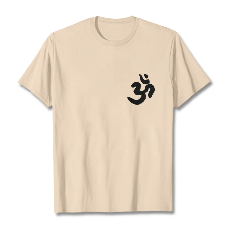 Maglietta Buddha Stones e simbolo Om in sanscrito - Biscotto - 2XL - image 11